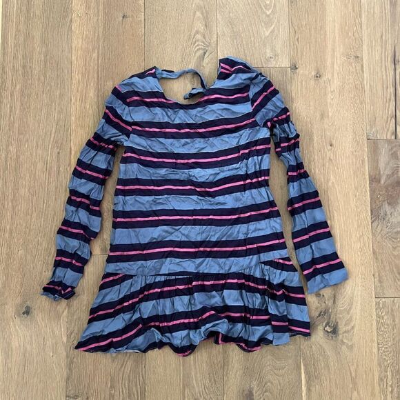 NWT Lovers & Friends Babydoll Dress with Open Back in Blue Size S - Picture 1 of 4